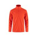 Fjallraven Abisko Lite Fleece Half Zip - Men's Flame Orange Large F87113-214-L