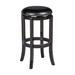 29 Inch Swivel Bar Stool, Nailhead Trim Faux Leather - 16 L x 16 W x 29 H Inches