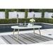 Signature Design by Ashley Seton Creek White Outdoor Dining Table - 80" W x 42" D x 28.88" H