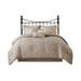 Gracie Mills Tabatha Modern 7-Piece Printed Seersucker Comforter Set