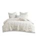 Gracie Mills Velez 3-Piece Modern Tufted-Inspired Cotton Comforter Set