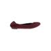 Mia Flats: Burgundy Solid Shoes - Women's Size 10 - Round Toe