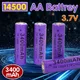 Batterie lithium-ion aste pile de rechange AA utilisée pour les radios les microphones 3400mAh