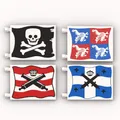 Jolly Roger avec canon croisé noir 2525 6x4 2335 2x2 1 pièce Pirates Feel importer nights MOC