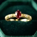Aide-Bagues ovales en argent regardé 925 pour femme bijoux de luxe cadeau de fête de mariage et de