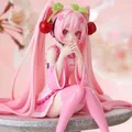 Hatsune-Figurine d'anime en PVC rose modèle de robe jouets d'action aucune fleur de cerisier