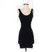 Out From Under Casual Dress - Mini: Black Solid Dresses - Women's Size X-Small