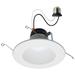 Satco 5" Round Selectable CCT Dimmable LED Recessed Lighting Kit in White | 4.31 H x 7.2 W in | Wayfair S11883