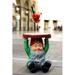 Kartell Gnomes Stool Plastic in Brown/Red/White | 16.13 H x 13.38 W x 13.38 D in | Wayfair 882100