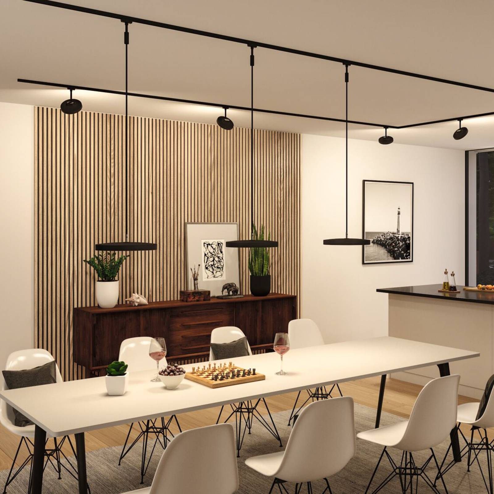 Paulmann URail Hildor LED-Spot schwarz 4.000K Hildor, dimmbar, schwarz, für Arbeitszimmer / Büro, Metall, Modern