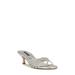 Glitzy Kitten Heel Slide Sandal