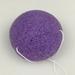 Konjac Sponges 3Pcs Round Shaped Konjac Sponges Face Washing Puff Natural Facial Care Sponges Face Cleansing Sponge (Black Green Purple)