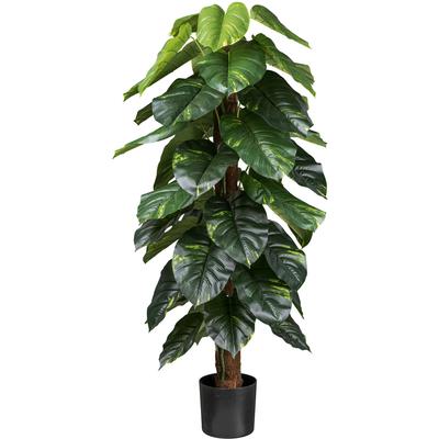 Künstliche Zimmerpflanze CREATIV GREEN "Philodendron Scandens", grün, H:150cm, Kunstpflanzen, mit Kokosfasern am Stamm Image