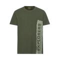 Print-Shirt CAMEL ACTIVE Gr. 4XL, grün (leaf green) Herren Shirts T-Shirts