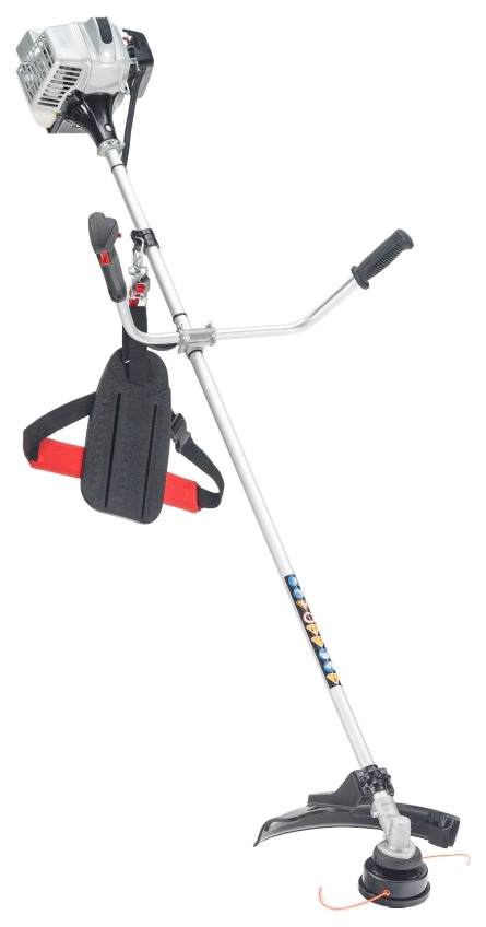 Benzin-Motorsense AL-KO "BC 223 LB", silber (silberfarben), Motorsensen, mit 3-Zahn-Messer und Fadenspule