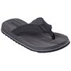 Zehentrenner SKECHERS "TANTRIC-FRITZ", Herren, Gr. 48,5, schwarz, Textil, used, casual, Schuhe, Sommerschuh, Schlappen, Poolslides, Badeschuh, mit weichem Zehensteg