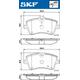 SKF Bremsbelagsatz, Scheibenbremse Vorne Rechts Links für MERCEDES-BENZ C-Klasse C 220 CDI 180 200 Kompressor 240 320 270 230 Vaneo 1.7 1.6 1.9 CLK