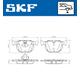 SKF Bremsbelagsatz, Scheibenbremse Hinten Rechts Links für BMW X5 xDrive 30 d 40 35 i X6 3.0 si 3.0d sDrive 25 28