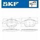 SKF Bremsbelagsatz, Scheibenbremse Vorne Rechts Links für RENAULT Megane III 2.0 dCi Cc TCe Scénic 1.5 Grand 1.6 E85 16V Bifuel Laguna 1.4 1.9 1.2