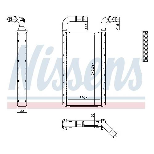 NISSENS Universal mit Rohrleitung 707241