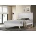 Latitude Run® Aimar Standard Bed in White Wood in Brown/White | 53.75 H x 79.65 W x 84.85 D in | Wayfair 24F17EA678624BEB84F18623719AE5CF