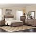 Millwood Pines Bryenna 5 - Piece Bedroom Set in Washed Taupe Wood in Brown | 54 H x 79.15 W x 84.35 D in | Wayfair DBC344CFAABC4231833595B8F25373D6