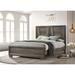 Gracie Oaks Aricel Standard Bed in Wood in Gray | 57 H x 79.9 W x 84.35 D in | Wayfair A2B1F4485D4B42669BBCDD60DC733BA8