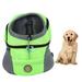 Comfortable Dog Cat Carrier Backpack Backpack for Small Dogs and Cats Puppy Pet Front Pack Pet Knapsack Ventilation Comfort Spacious Environmental for Hiking Outdoor Travel[xl-green ]