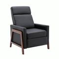 Latitude Run® Wood-Framed PU Leather Recliner Chair Faux Leather | 40.1 H x 33.8 W x 29.1 D in | Wayfair A8C69C42DD664B7E8E97AAAA58185250