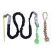 Dog Teeth Grinding Outdoor Tug Of War Knotted Rope Tree Bungee Dog Toy Outdoor Tree Stump Rope Toy