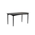 Red Barrel Studio® Mahkenzie Dining Table Wood in Black/Brown/Red | 29.52 H x 55.11 W x 27.55 D in | Wayfair 5F9EA41DEEA14BB1B1382E8F64FBDC28