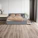 Red Barrel Studio® Kamreigh Platform Bed Wood in Gray | 29.9 H x 70.5 W x 77.6 D in | Wayfair 4C4A49403C904C00B0A17B26B9BE794E