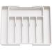 Rebrilliant Tackitt 2" H x 22.4" W x 15" D Flatware & Kitchen Utensil Drawer Organizer in White | 2 H x 22.4 W x 15 D in | Wayfair