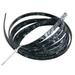 ALSLIAO Guitar Neck Body Binding Purfling Strip for Luthier Tool 1650mm x 6mm Celluloid Black Pearl