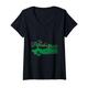 Damen St. Patricks Leprechaun Charm Festliches Design T-Shirt mit V-Ausschnitt