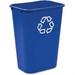 Rubbermaid Commercial Large Recycling Wastebasket 10.30 gal Rectangular - 19.9 H x 11 W - Plastic - 1 Each