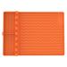 Anvazise Oven Tool Mat Heat-resistant Silicone Griddle Mat with 8 Slots Countertop Protector Pad for Cooking Utensils And Spice Jars Orange