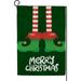 GZHJMY Garden Flag Double Sided Christmas Funny Elf s Legs Fade Resistant Yard Flag Durable Banner Indoor Outdoor Home Decor 12x18 Inch Yard Flags