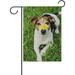 GZHJMY Cute Jack Russell Terrier Dog Garden Flag 12 x 18 Inch Welcome Yard Garden Flag Double Sided Decorative Flag for Patio Lawn Outdoor Home Decor Yard Flags