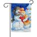 Garden Flag Double Sided Durable Yard Flag Couple Snowman Fade Resistant Seasonal Flags Suitable for Outdoor Home Lawn Patio Porch Decorative 28x40 Inch Yard Flags