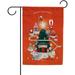GZHJMY Polyester Santa s Workshop Garden Flags Outdoor Decotative Flags with Double Sided Printings for Christmas Halloween Birthday Party and Daily Use12x18 inches 28x40 inches Yard Flags