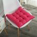 SKSloeg 16 x16 Tufted Seat Cushion 2 Pack U-Shaped Patio Cushions with Ties Outdoor/Indoor Chair Pads for Dining Garden Balcony Officeï¼Œ Hot Pink