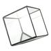 meijuhuga Geometric Cubes Glass Terrarium Home Decor Plant Fleshy Flower Holder Vase Pot