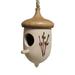 GERsome Bird House for Outside Outdoor Bird Houses Natural Wooden Bird Hut Clearance Bluebird Finch Cardinals Hanger Birdhouse for Garden Viewing