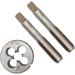 Metric Hand Tap and Die Set M16 x 1.5 Thread Tap and Round Die 2 Right Hand Straight Taps & 1 Die (M16X1.5)