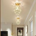 Oneshit Ceiling Lights Chandelier Crystal Ceiling Light Semi Mount Ceiling Lighting Fixture Modern Crystal Ceiling Lamp in Clearance