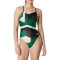 Speedo Women s Glimmer Flyback One-Piece Swimsuit (Speedo Green 20)