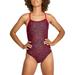 Speedo Women s Race Maze Flyback One-Piece Swimsuit (Red/White/Blue 24)