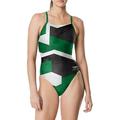 Speedo Women s Glimmer Crossback One-Piece Swimsuit (Speedo Green 34D)