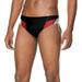 Speedo Men s Edge Splice Brief Swimsuit (Black/Red 34)